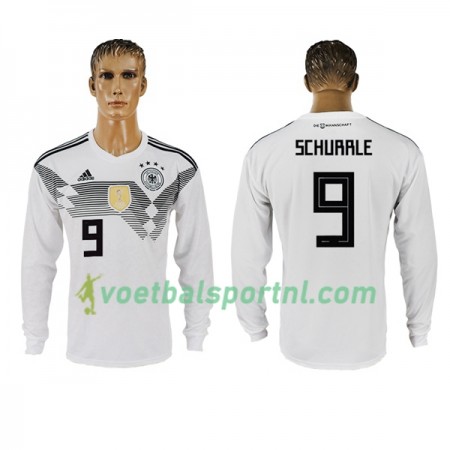 Duitsland Schurrle 9 Thuis Shirt WK voetbal 2018 L/S